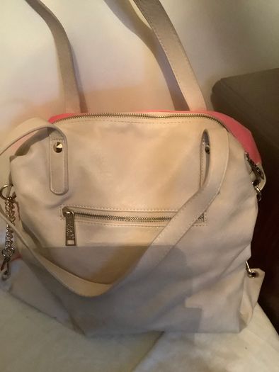 Coral & Cream Studded Bag