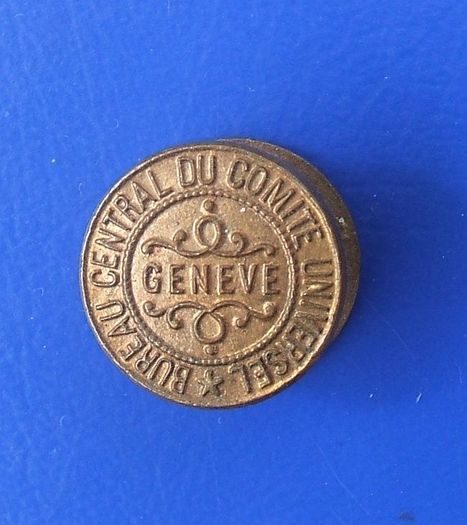 WORLD ALLIANCE of YMCAs (Young Men's Christian Association) - a vintage membership badge (1950's or earlier)