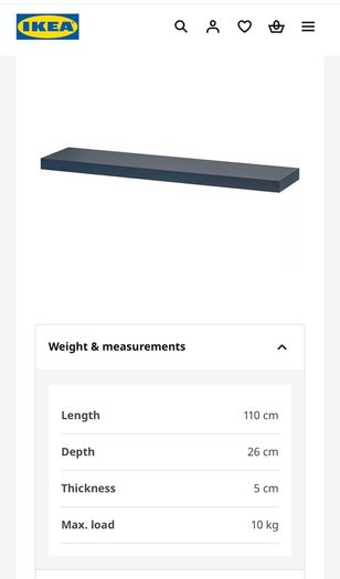 ikea floating shelf