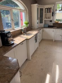 Entire Kitchen for sale solid cherry wood farrow & ball & granite work top