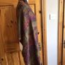 Orange Rust Tones Large Wool Blend Krish Shawl Scarf 70" x22" including postage Image 7