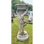 Bird Bath Large Hands Up Cherub GL BB049 Image 3
