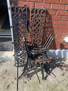 cast iron bench parts