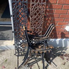 cast iron bench parts