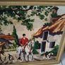 Beautiful framed handmade tapestry Image 3