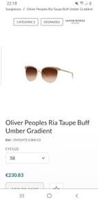 Oliver peoples sunglasses