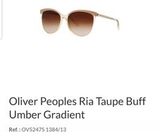 Oliver peoples sunglasses