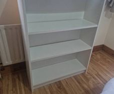 ikea white book case