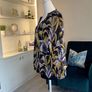 Ladies Navy & Mustard Chiffon Top from Dunnes Stores. Size UK 20-22 / EU 48-50 Image 9