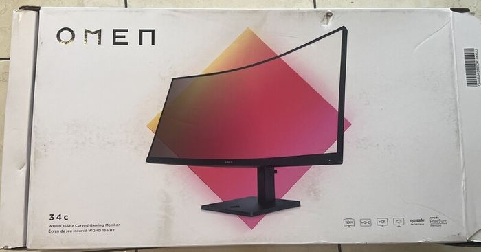 HP Omen 34C 34" 165hz curved gaming monitor