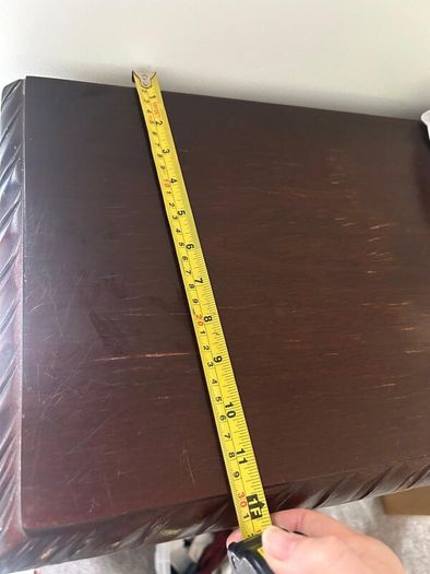Mahogany bookshelf