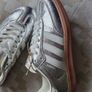 Cracked Silver Adidas Samba Image 4