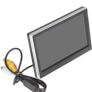 FREE EXPRESS SHIPPING 5 Inch HD TFT LCD Car Monitor with Two Video Input, High resolution 800 480 Car Rearview Reversing Parking Monitor and Full Color LCD Backlight Display for Car Rear View Cameras/Car DVD/VCD/GPS/other Video Equipment Image 6