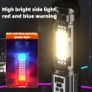 Tiktok 1pc Super Bright LED Flashlight, USB Rechargeable Handheld Torch Image 9