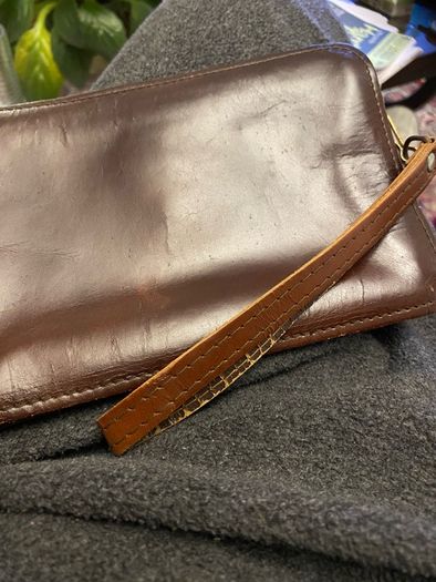Leather Wrist Bag