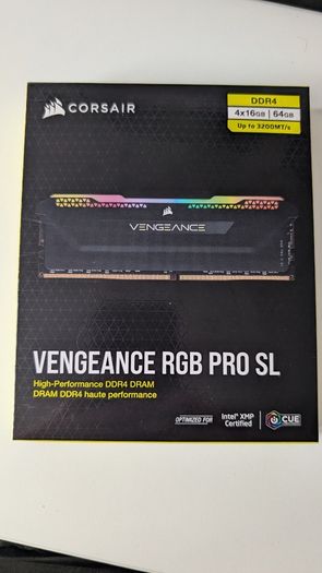 Corsair Vengeance Rgb Pro Sl 32gb (2x16gb) Ddr4 3200mhz C16