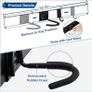 NEW SALE | Bike Storage Rack, 6 Bicycles Bike Wall Mount Garage Organizer & 5 Helmet Hooks, Adjustable Indoor Bicycle Storage Mounted Image 3