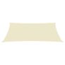 Sunshade Sail Oxford Fabric Rectangular 3x6 m Cream Image 3