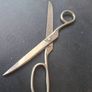 Old Vintage 7" Tailor's Scissors made in Sheffield England Image 3