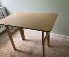 Fold away desk