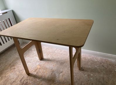 Fold away desk
