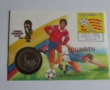USA WORLD CUP 1994 Coin Cover Columbia Vintage