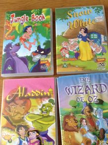 Seven Fairy story DVDs