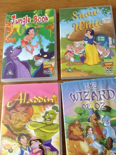 Seven Fairy story DVDs