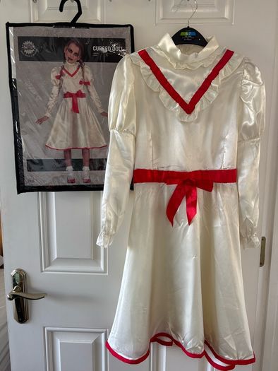 Cursed Doll Halloween Costume Age 7-9 years