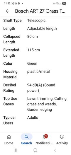 Bosch art 27 strimmer