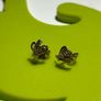 Small 9ct Gold Bow Earrings Image 6