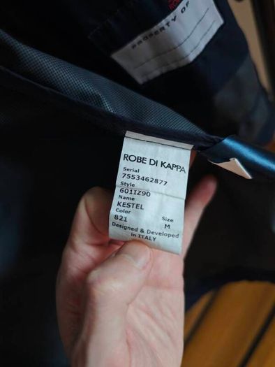 Robe di Kappa KESTEL Navy Rain Jacket Size M