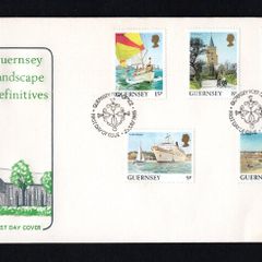 1985 Guernsey Landscapes Definitive Series (1p, 2p, 5p, 8p & 15p) First Day Cover (FDC)