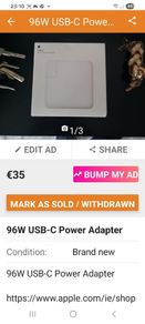96W USB-C Power Adapter