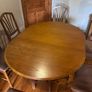 Teak Dining Table & 6 Chairs Image 2