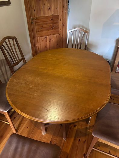 Teak Dining Table & 6 Chairs