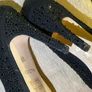 ALDO black rhinestone jewel sparkly  heels Image 3