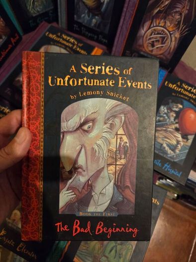 A Series of Unfortunate Events by Lemony Snicket - 13 Hardback Book Collection