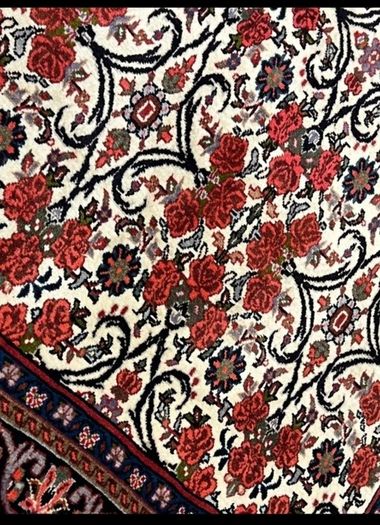 Two Beautiful  Persian Bidjar Hand Knotted Rugs Carpets