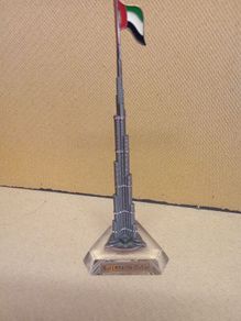 Souvenir Model of the Burj Khalifa, located in Dubai,