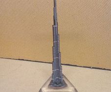 Souvenir Model of the Burj Khalifa, located in Dubai,