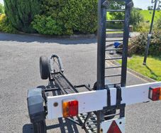 Motorcycle trailer.