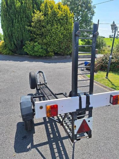 Motorcycle trailer.