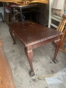 Mahogany coffee table