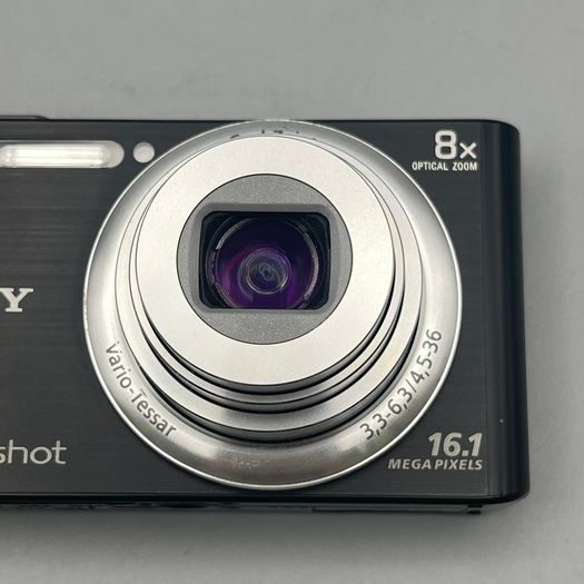 Sony Cyber-shot DSC-W730 16.1MP Digital Camera Black - Full Kit