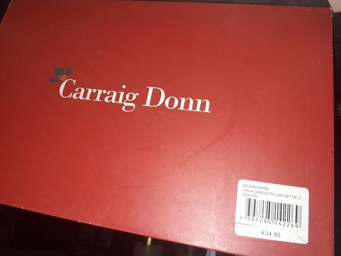 Pair of Carraig Donn candleholders brand new