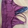 Tommy Hilfiger burgundy sports top crop top Image 3