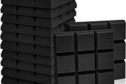 12 Pack - Acoustic Foam Panels, 2" X 12" X 12" Mushroom Studio Wedge Tiles, Sound Panels Wedges Soundproof Sound Insulation Absorbing MULTIPLE DESIGNS AVAILABLE, SEE PHOTOS (FREE POSTAGE)
