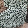 Vintage Blue with Navy print Pleated Shirt dress Image 5