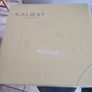 Vintage Large Galway Crystal Bowl 11 X 5.3 Inches In Original Box Image 9